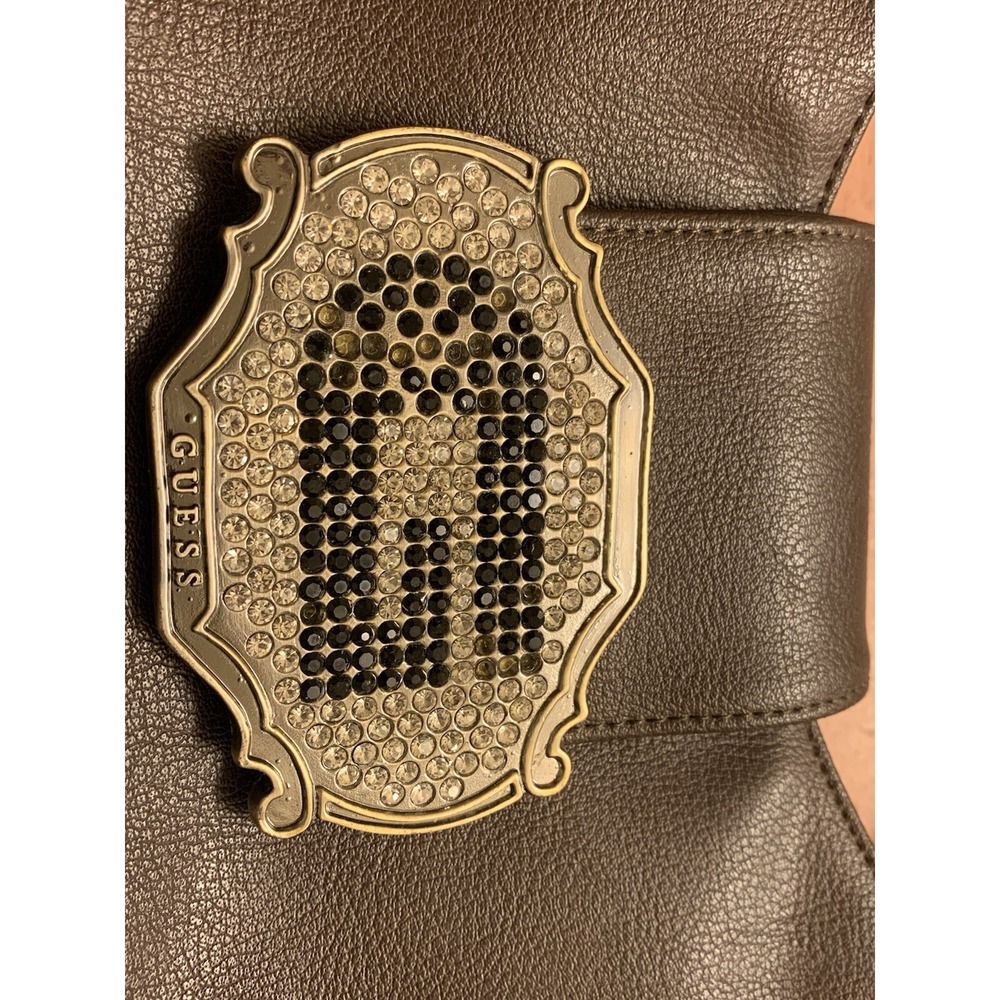 GUESS Rhinestone Buckle Y2K Shoulder Bag - Picture 3 of 11